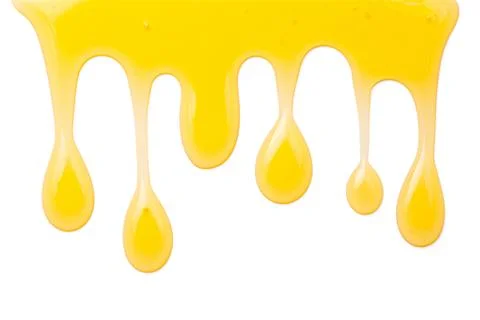 Honey Isolated on White Background Stock Photos
