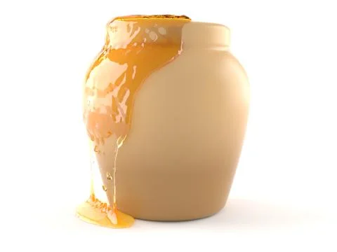 Honey jar Stock Illustration