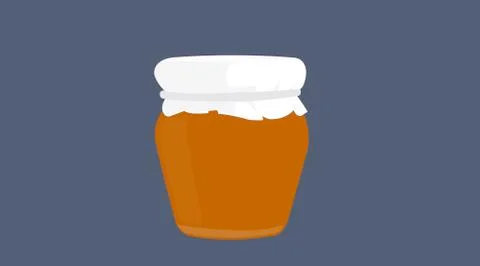 Honey Jar Stock Illustration