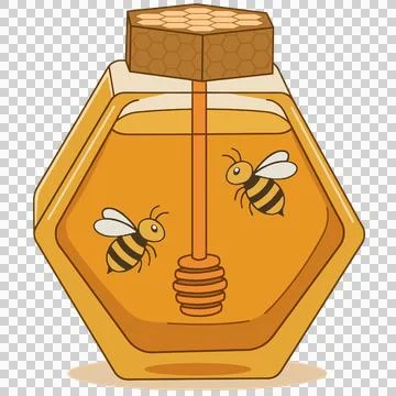 Honey jar Stock-Illustration