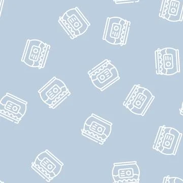 Honey jar line vector seamless pattern 스톡 일러스트