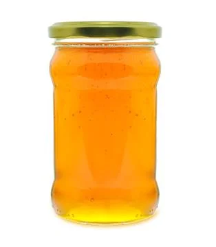 Honey in a jar Stock Photos