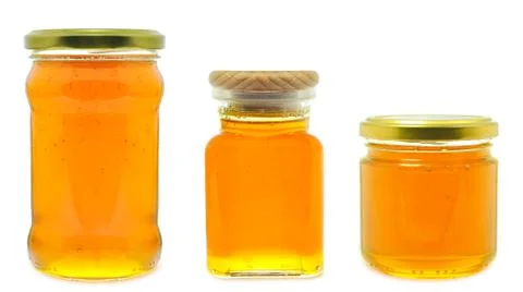 Honey in a jar Stock Photos