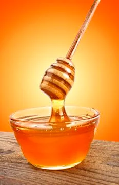 Honey jar Stock Photos