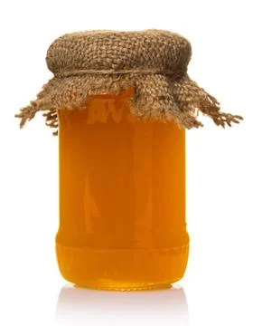 Honey in a jar Stock Photos