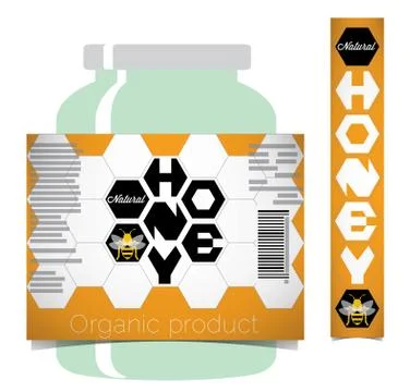 Honey labe Stock Illustration
