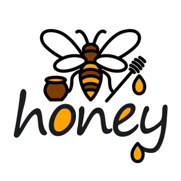 Honey logo Stock Illustration