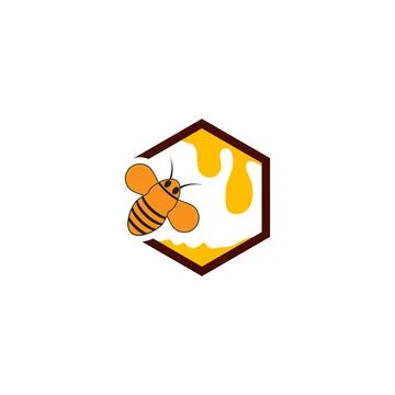 Honey  Logo Template Design Vector Stockillustratie