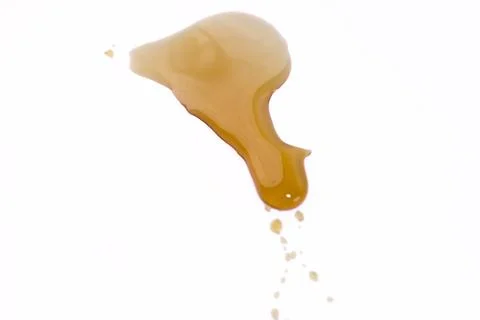 Honey manner on white background Stock Photos