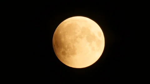 Honey moon full moon Stock-Footage 93379584
