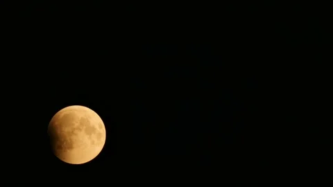 Honey moon full moon Stock Footage 93688553
