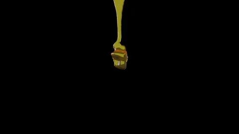 Honey no spoon 스톡 동영상 342143694