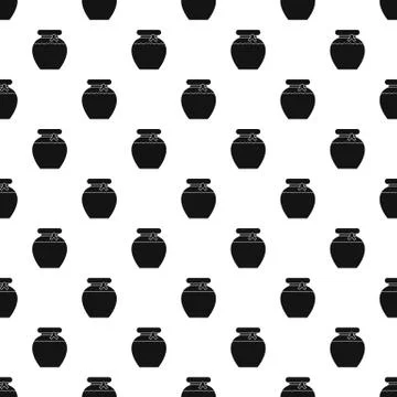 Honey pattern vector Illustrazione stock