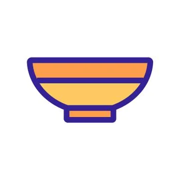 Honey plate icon vector. Isolated contour symbol illustration 库存插图