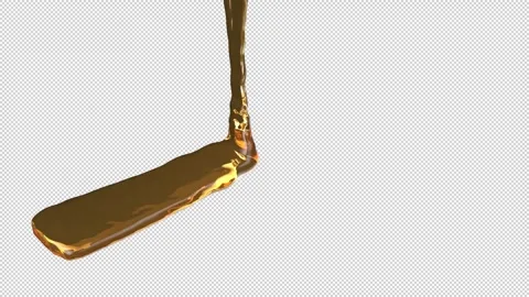 Honey-pouring-angle-view Stock Footage 335175160