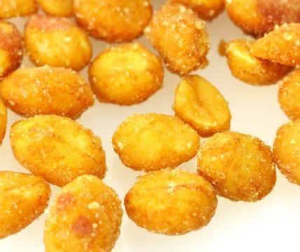 Honey roasted peanuts Stock Photos