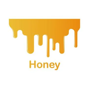 Honey splash illustration. Element of colored splash for mobile concept and web Stock Illustration