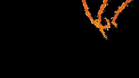 Honey splash spiral  Stock Footage 110537356