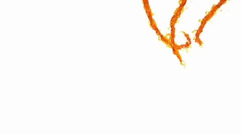 Honey splash spiral Stock Footage 111071902