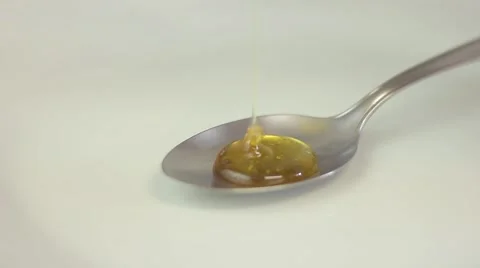 Honey spoon Stock Footage 60583264