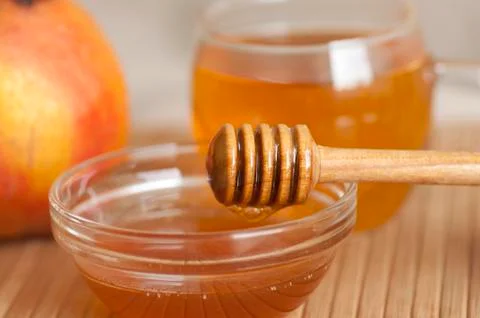 Honey stick Stock Photos