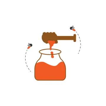 Honey vector design template illustration 스톡 일러스트
