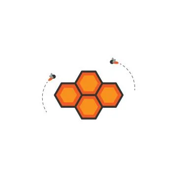 Honey vector design template illustration Stock Illustration