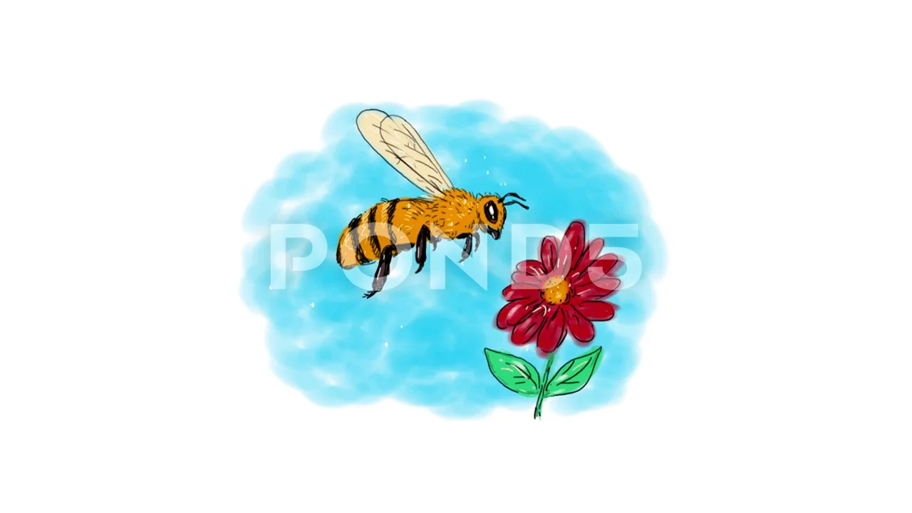 Bee Drawing Cartoon, bee, honey Bee, comics, poster png | Klipartz-saigonsouth.com.vn