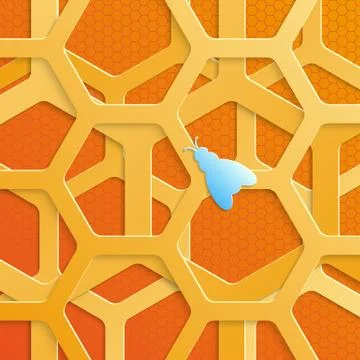 Honeybee Stock Illustration