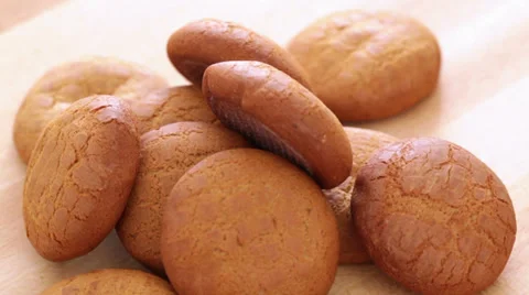 Honeycakes close up Stock Footage 35974286