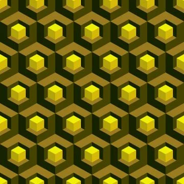 Honeycomb background 3d. Mosaic. Vector illustration Illustrazione stock