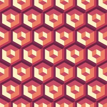 Honeycomb background 3d. Mosaic. Vector illustration Stock Illustration