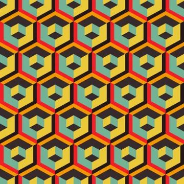 Honeycomb background 3d. Mosaic. Vector illustration Stock Illustration