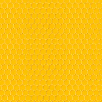Honeycomb background from a bee hive. Vector geometric illustration Stock Illustration