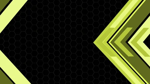 Honeycomb background geometric chevrons on left and right modern tech abstr.. Stock Footage 335488735