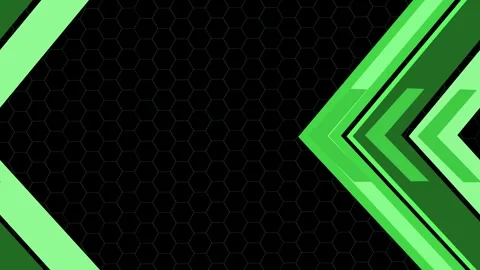 Honeycomb background geometric chevrons on left and right modern tech abstr.. Stock Footage 335489033