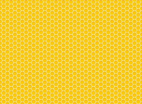 Honeycomb background. Hexagon seamless pattern. Vector Stock Illustration