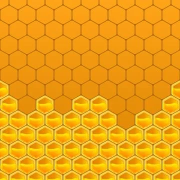 Honeycomb background Stock-Illustration