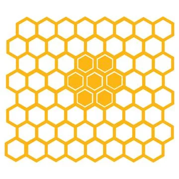 Honeycomb background texture illustration design Stock Illustration