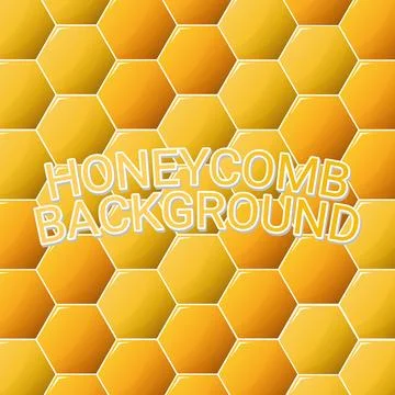 Honeycomb Background Vector Illustration - Geometric Elegance and Versatility Illustrazione stock