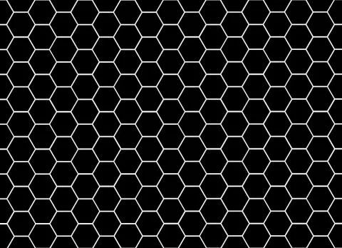 Honeycomb black background Stock Photos