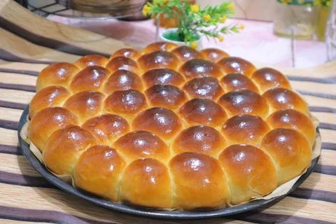 Honeycomb bread rolls  Stock Photos