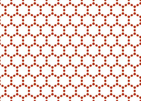 Honeycomb brown seamless background. Vector stock illustration for poster Stock Illustration
