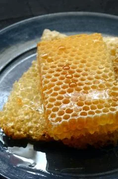 Honeycomb close up Stock Photos