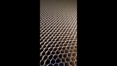 Honeycomb core Video stock 305856451