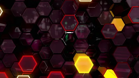 Honeycomb Stock Footage 135461935