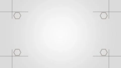 Honeycomb geometric corner frame animation used for motion Stock Footage 341822009