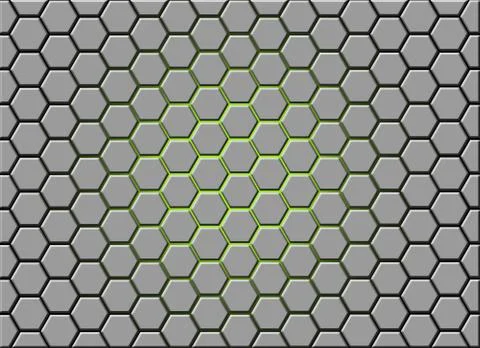 Honeycomb gray background Foto stock