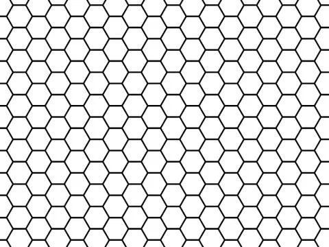 Honeycomb grid Stock Illustration