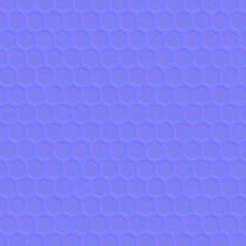 Honeycomb grid normal map texture and geometric hive hexagonal honeycombs 3d- Foto stock